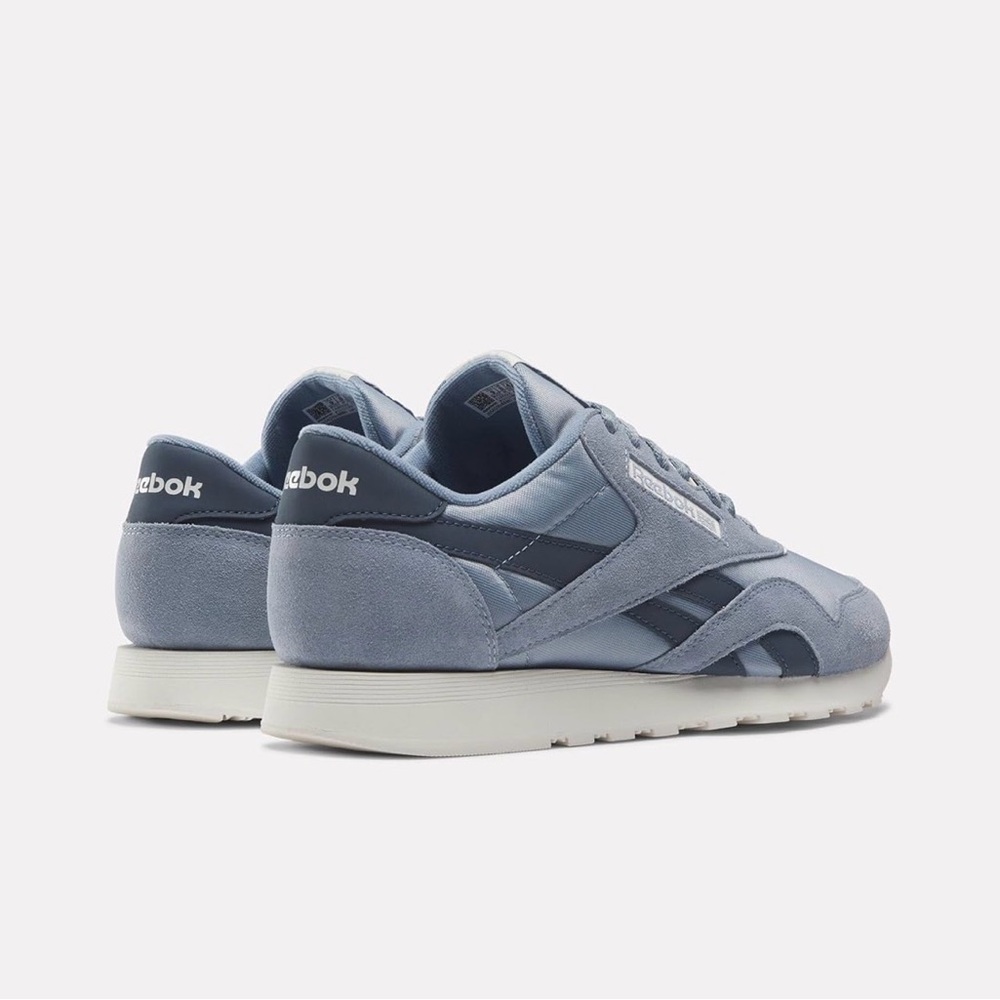 Reebok Men's Classic Nylon Sneaker, Vintage Blue/East Coast Blue/Chalk, Size 9 - Picture 8 of 8